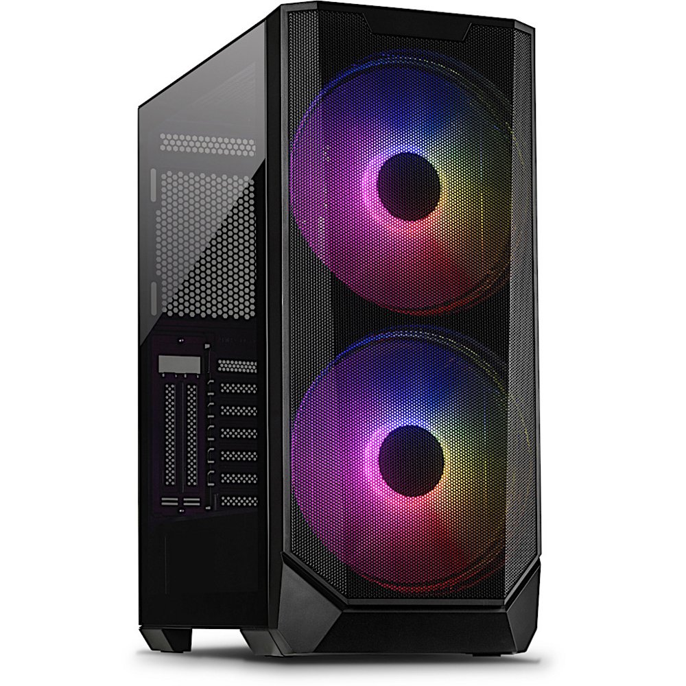 Inter-Tech IT-3503 Airstream RGB | Tower Case | Zwart