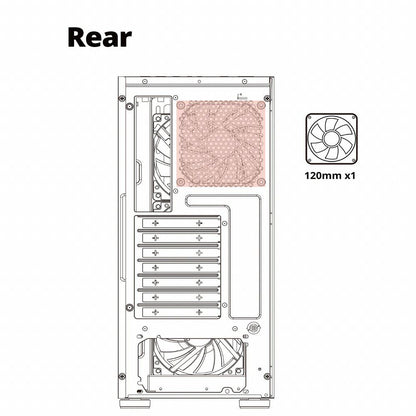 Case Azza Sentinel | Midi Tower | RGB | Wit