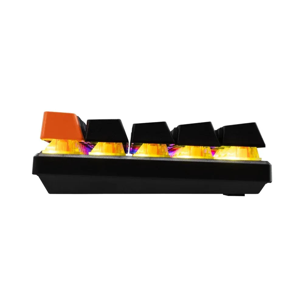 Baracuda DOLPHIN RGB 60% | Bedraad Gaming Toetsenbord | Blue Switches | Anti-Ghosting | QWERTY | Zwart - Essentify