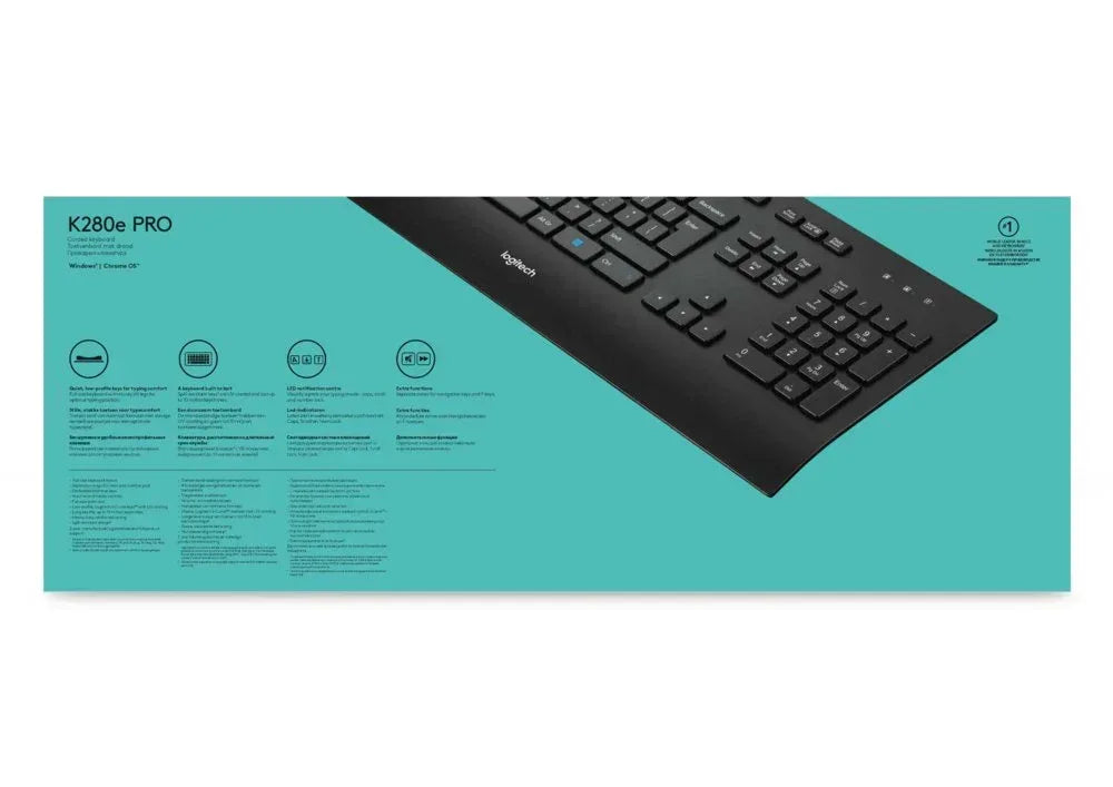 Logitech K280E OEM | Bedraad Toetsenbord | QWERTY - Essentify