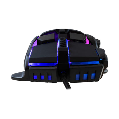 Baracuda PIRANHA RGB | Bedrade Gaming Muis | USB-A | 7200 DPI | Zwart - Essentify