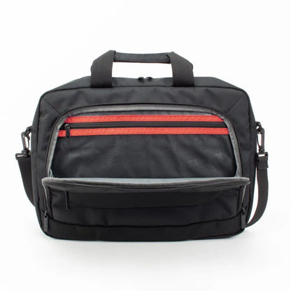 ACT Suburb 15.6" Laptop Schoudertas | Gemaakt van Gerecycled Plastic | Zwart