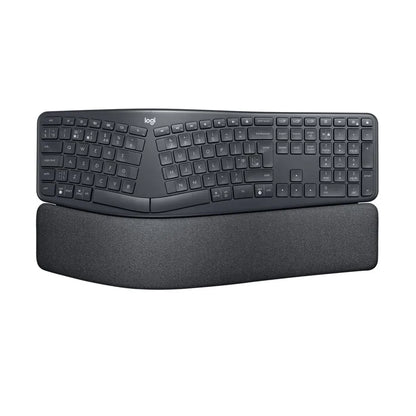Logitech K860 Ergo | Draadloos Bluetooth Toetsenbord met Receiver | QWERTY - Essentify