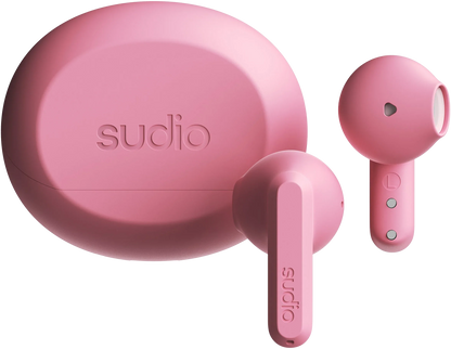 Sudio A3 Draadloze Oortjes | Roze | - Essentify