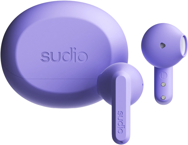 Sudio A3 Draadloze Oortjes | Paars | - Essentify